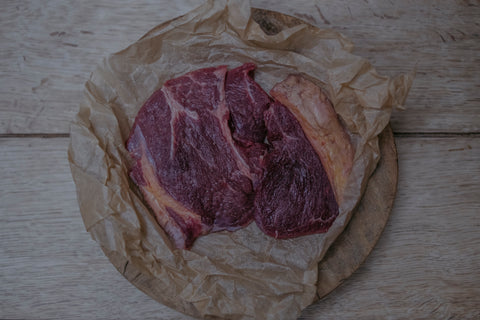 Galloway Beef Rump Steaks, Grass-Fed, Pasture-Raised